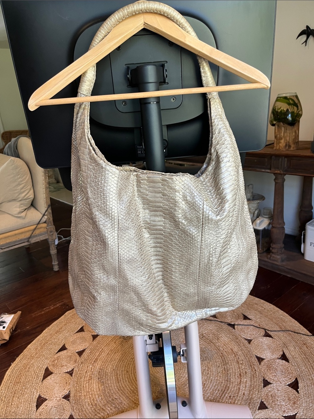 Devi kroelle oversize shoulder shopper bag